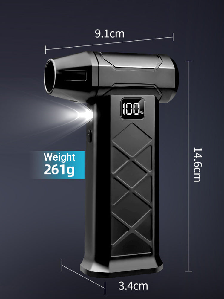Powerful Dust Blower 800000RPM Brushless Motor Type-C Rechargeable Outdoor Air Duster Blower Air Blower Cleaning PC Turbo Fan